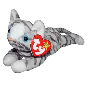 Ty Beanie Babies Prance Striped Cat Plush
